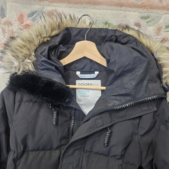 Golden by TNA women’s Medium black warmest Bancroft parka winter jacket coat - Picture 3 of 7
